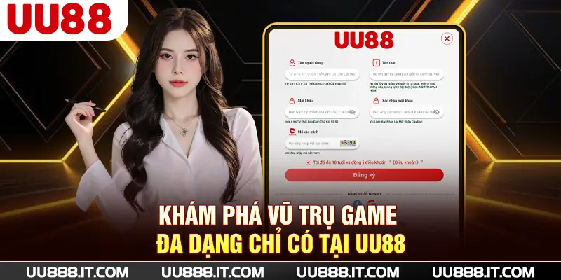 Khám phá vũ trụ game đa dạng chỉ có tại UU88