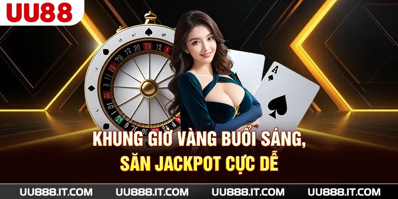 Khung giờ vàng buổi sáng, săn jackpot cực dễ